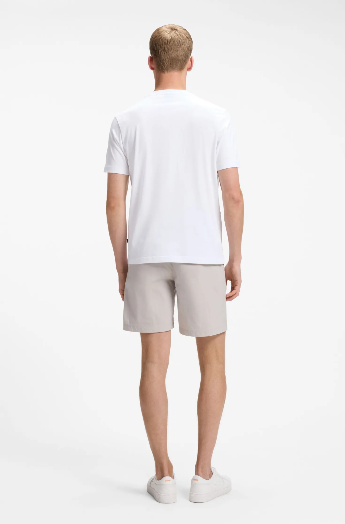 Cotton-jersey T-shirt with printed artwork