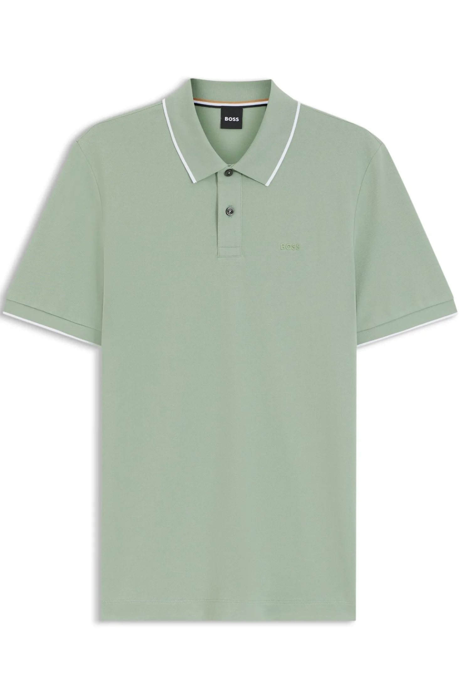 Cotton-piqué polo shirt with embroidered logo