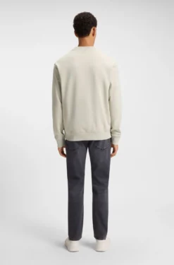 Cotton-terry sweatshirt with logo print
