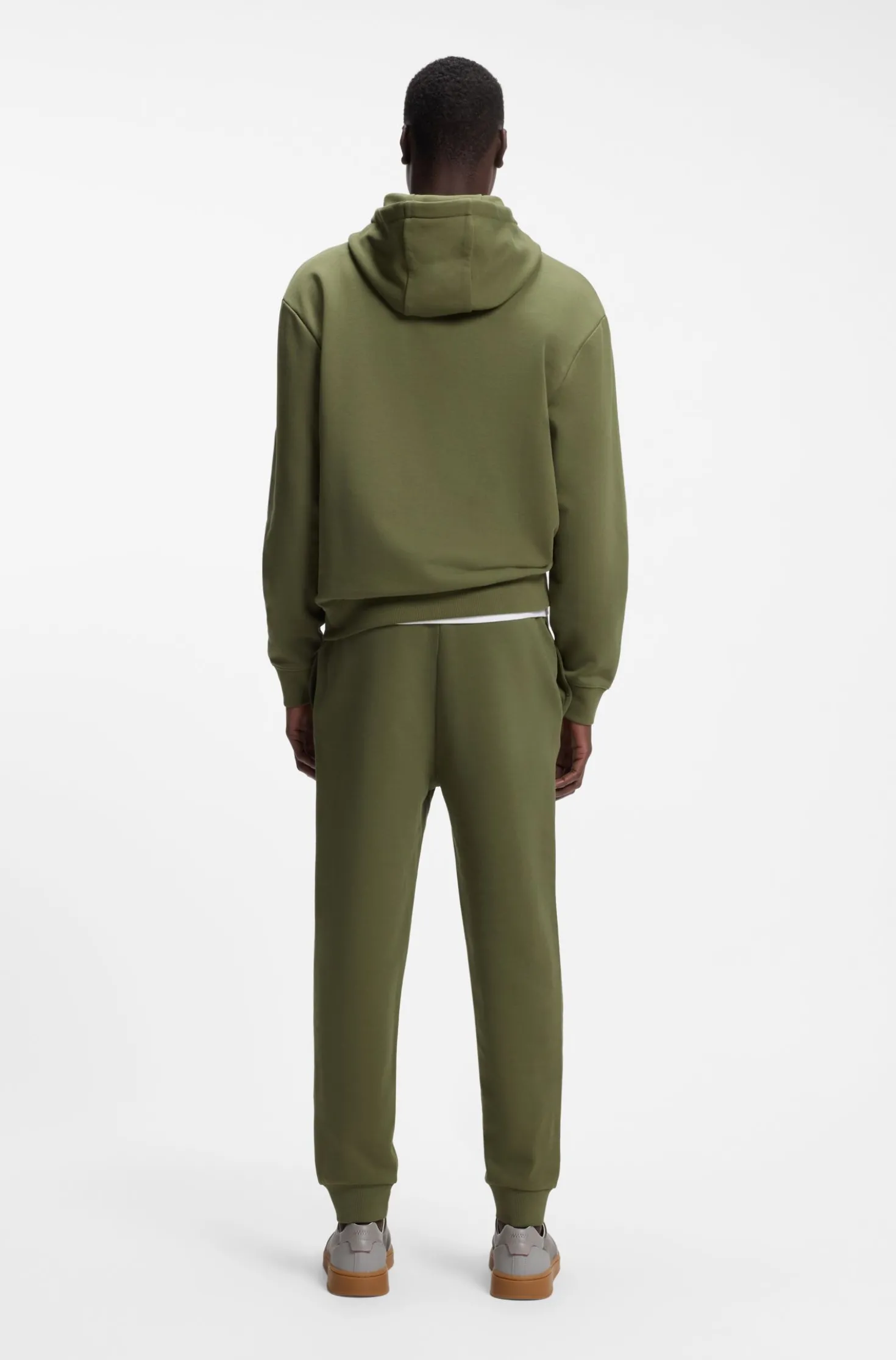 Cotton tracksuit set in a relaxed fit with logo