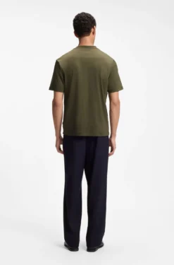 Cotton T-shirt with Double-B-monogram badge