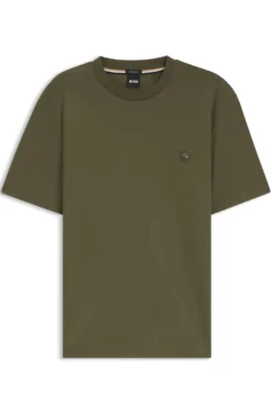Cotton T-shirt with Double-B-monogram badge