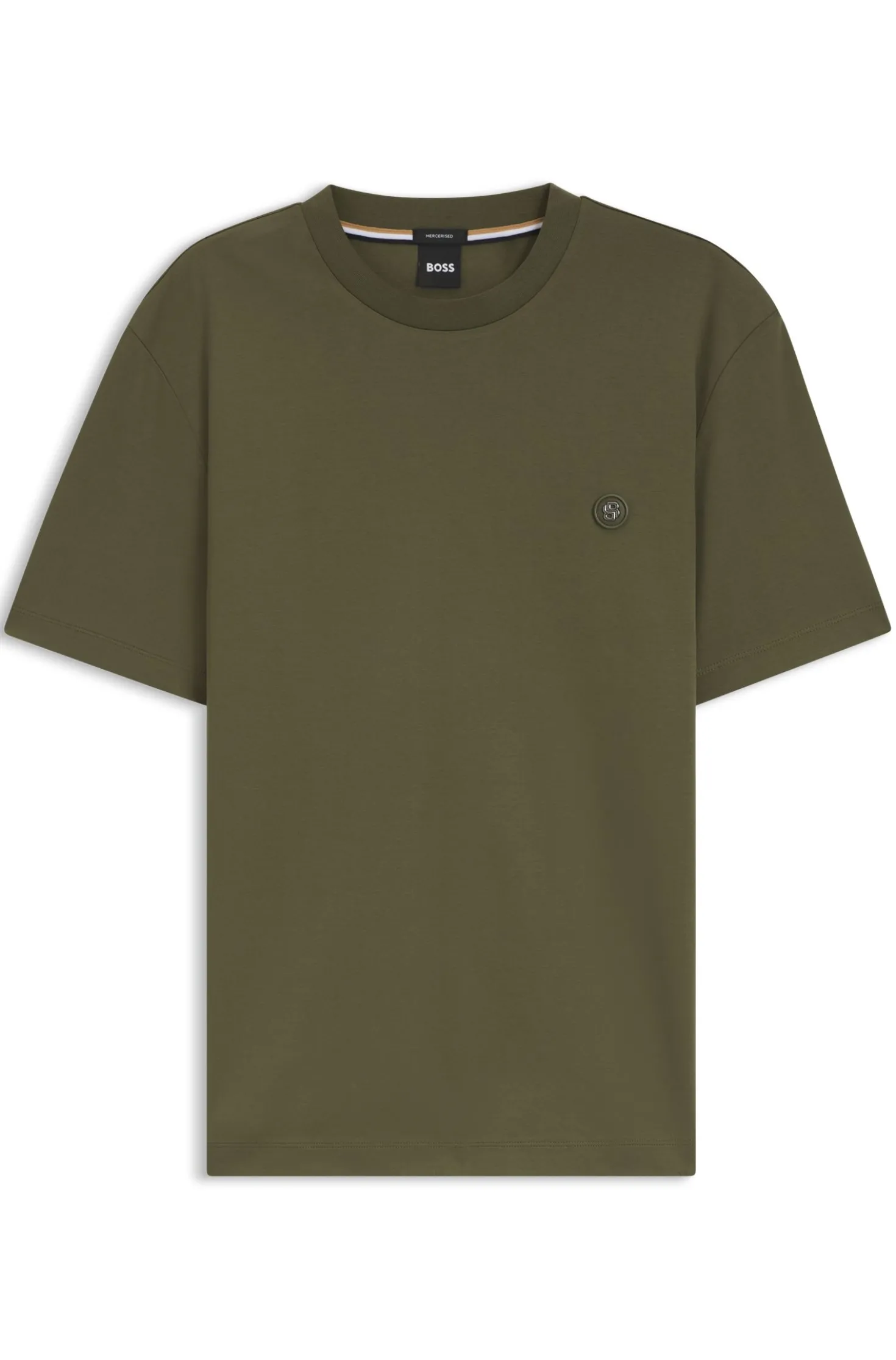 Cotton T-shirt with Double-B-monogram badge