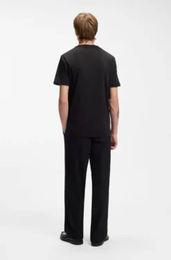 Cotton T-shirt with logo artwork