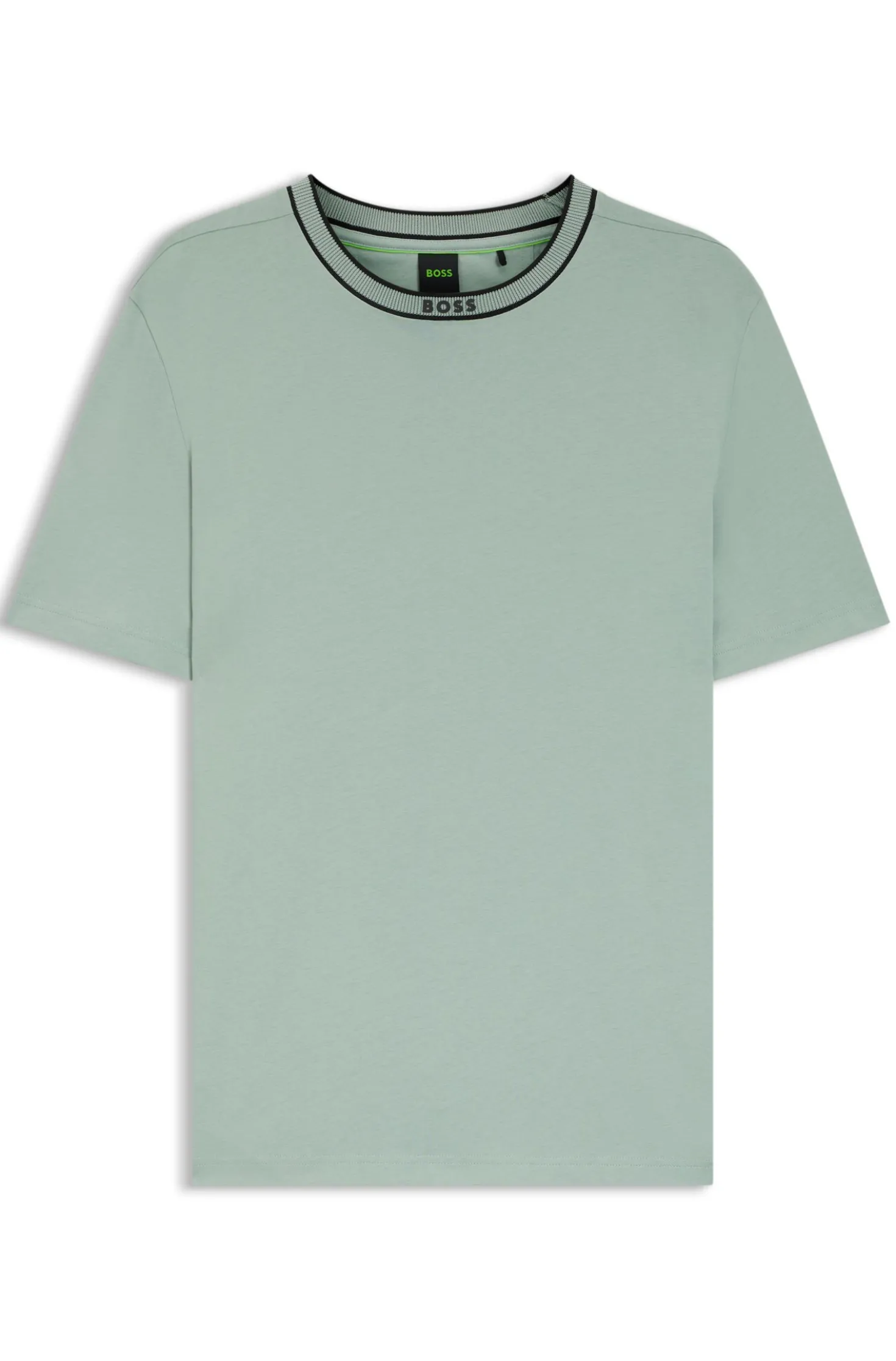 Cotton T-shirt with logo crew neck