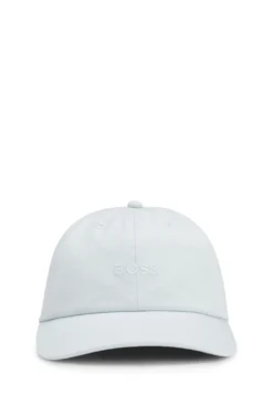 Cotton-twill cap with embroidered logo
