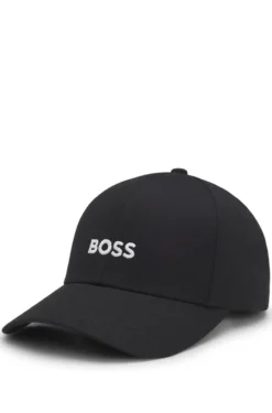 Cotton-twill cap with embroidered logo