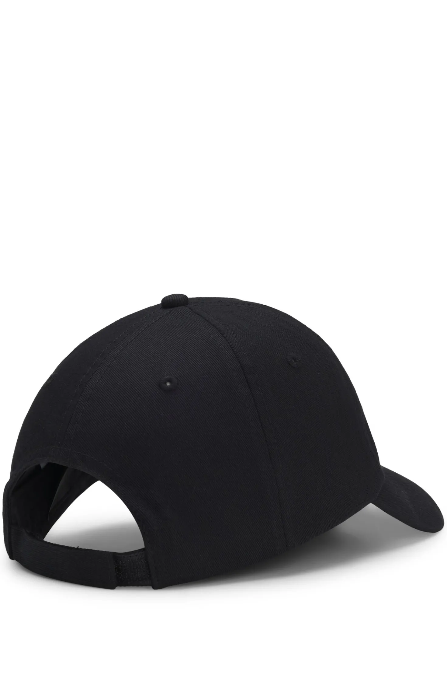 Cotton-twill cap with embroidered slogan