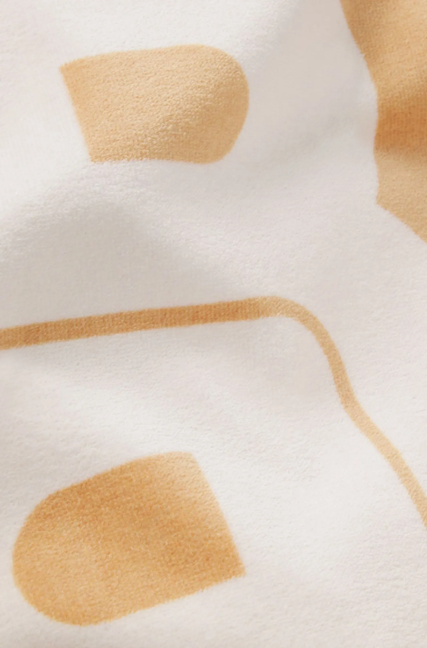 Cotton-velvet beach towel