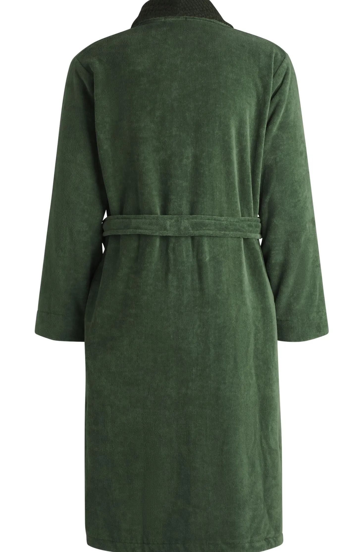 Cotton velvet dressing gown with Double B monogram
