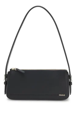 Crossbody bag with logo lettering