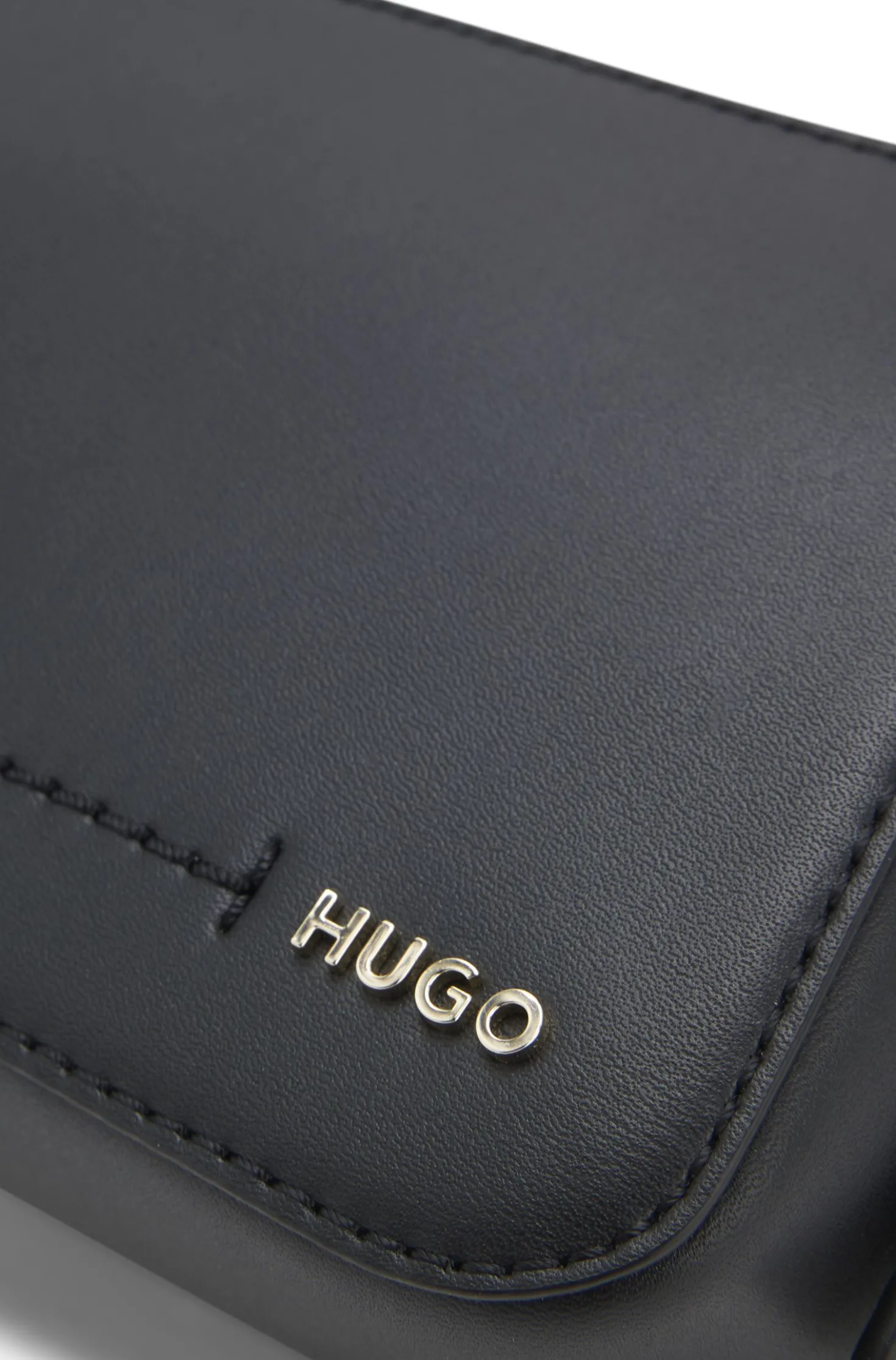 Crossbody bag with logo lettering