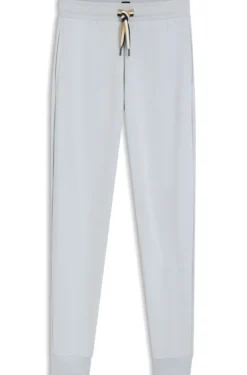 Cuffed tracksuit bottoms with signature-stripe drawcord