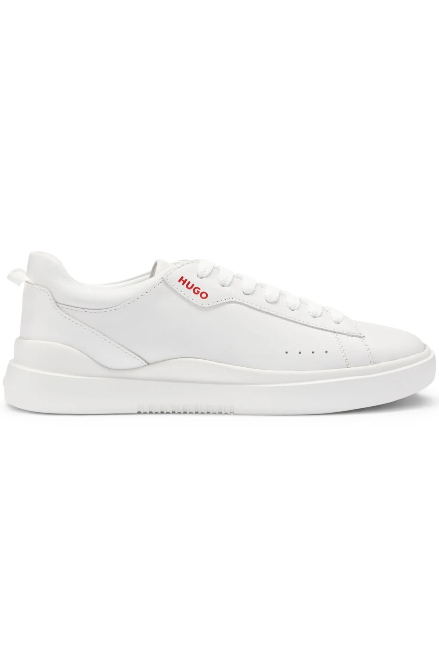 Cupsole trainers in leather with logo details