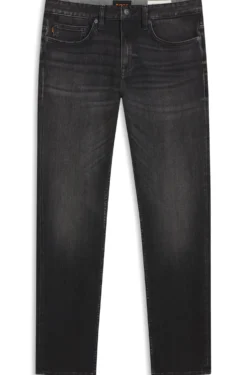 Delaware slim-fit jeans in black stretch denim