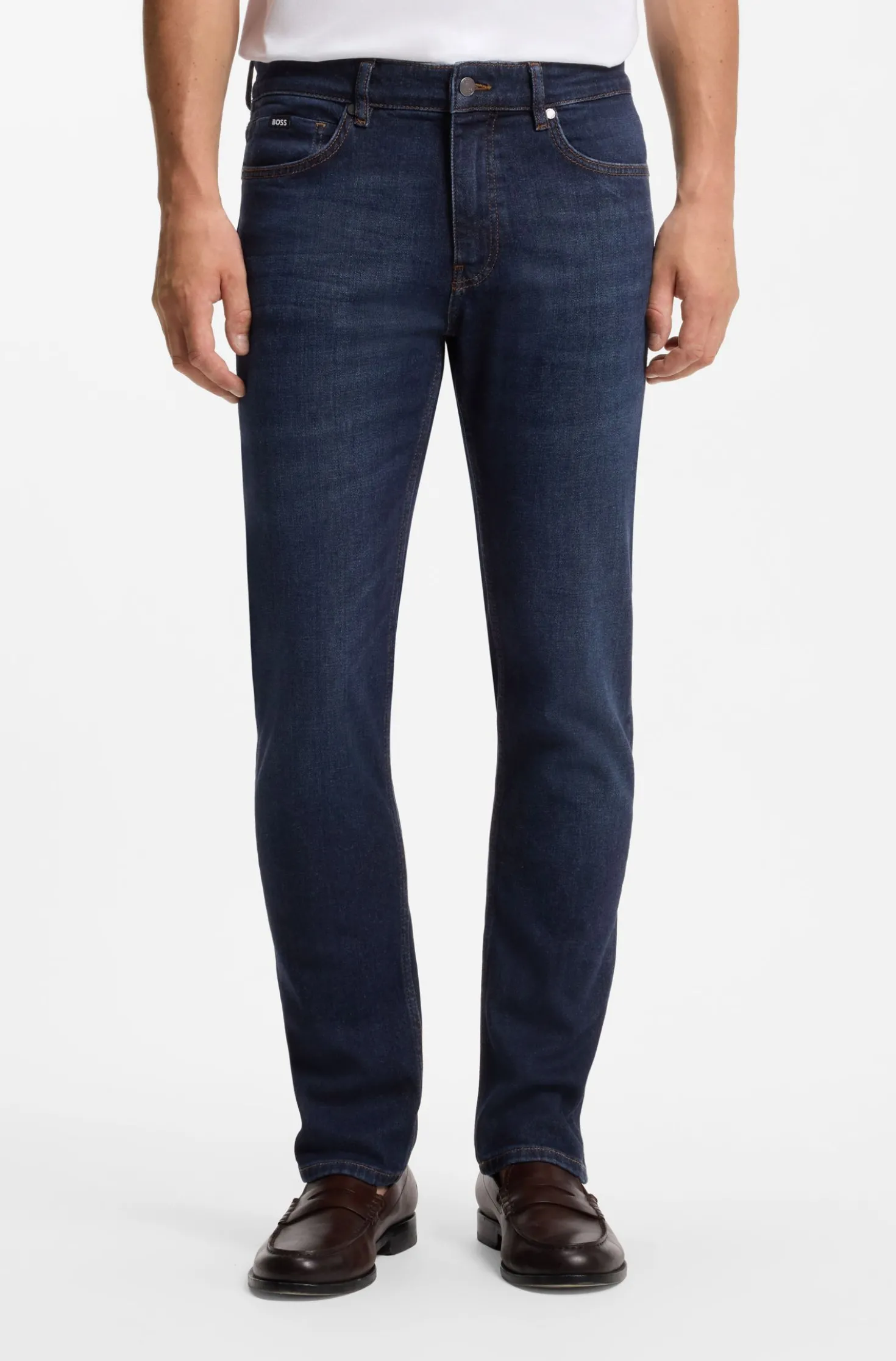 Delaware slim-fit jeans in blue comfort-stretch denim