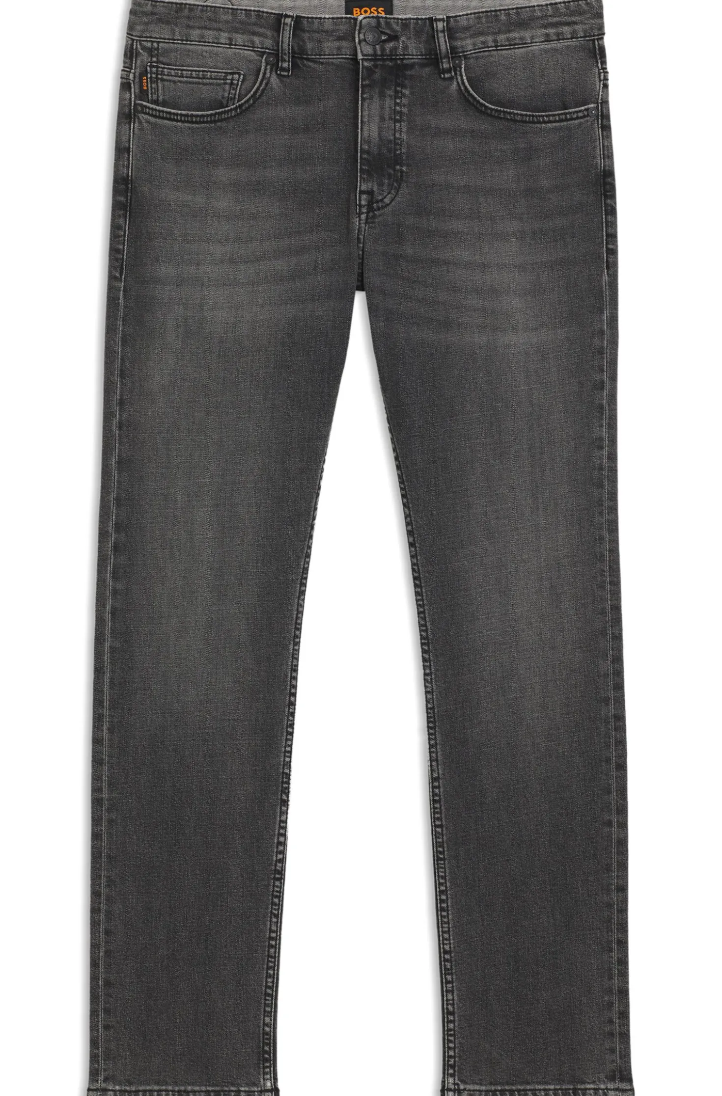 Delaware slim-fit jeans in grey comfort-stretch denim