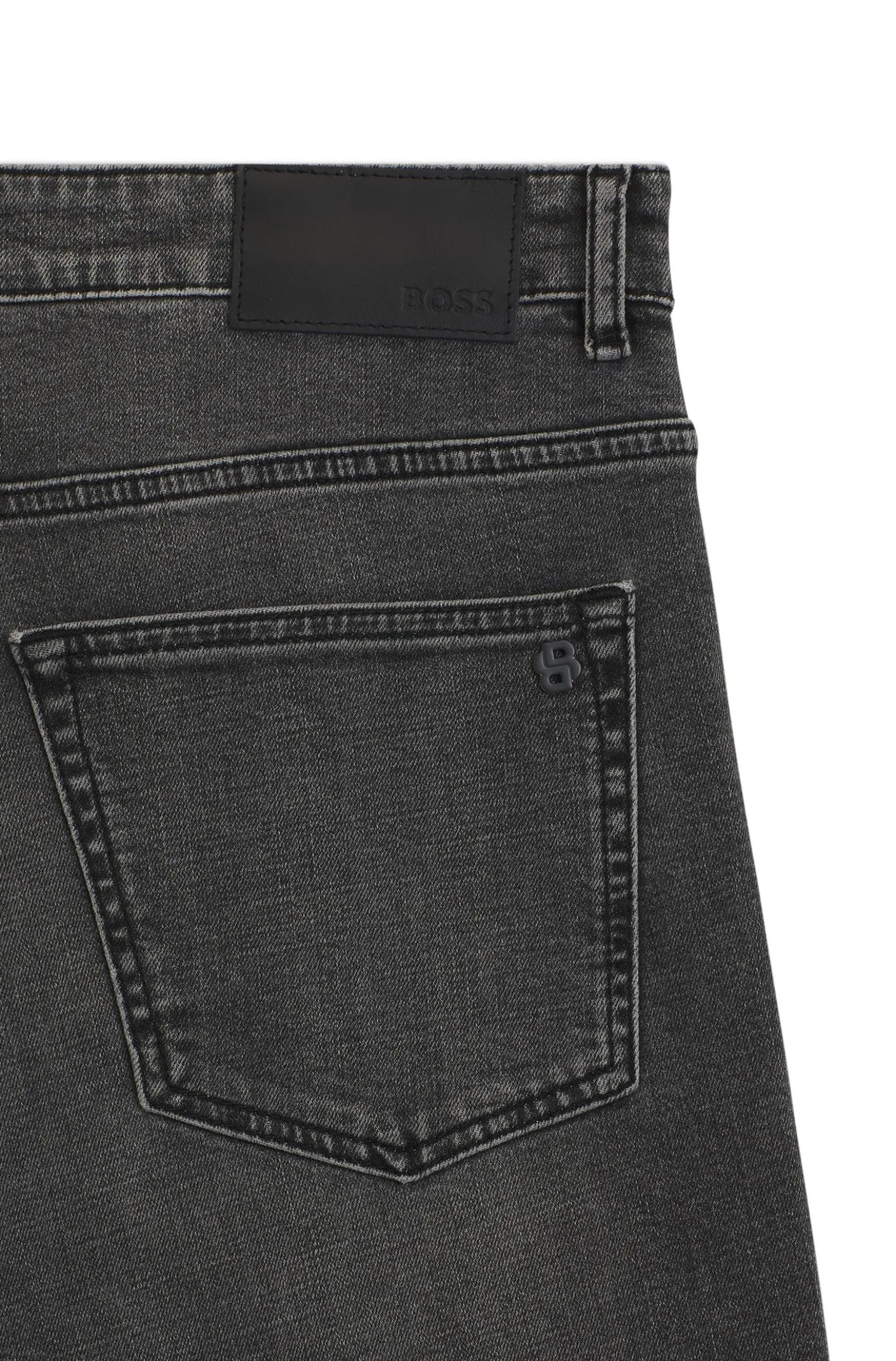 Delaware slim-fit jeans in grey comfort-stretch denim