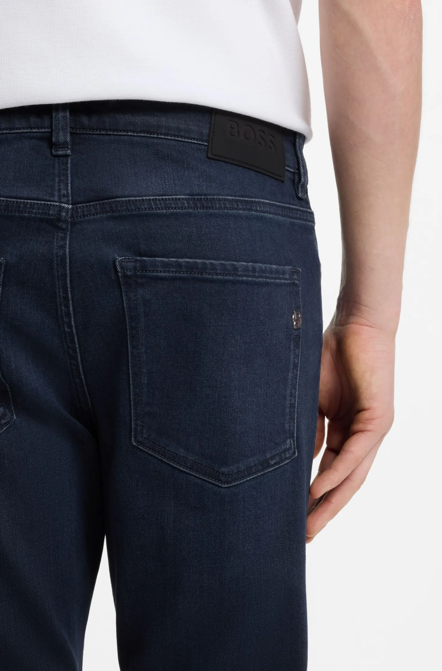 Delaware Slim-fit jeans in stretch cotton blend