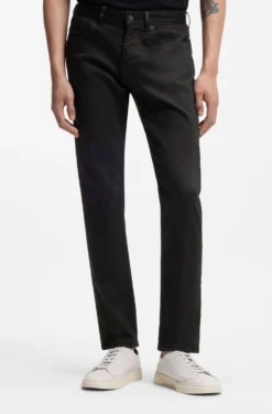 Delaware slim-fit trousers in fade-resistant twill