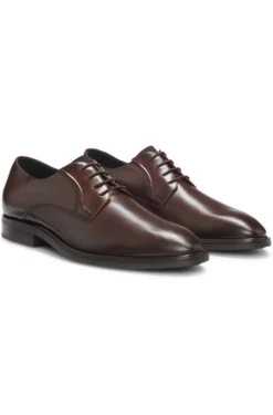 Derby shoes in smooth leather