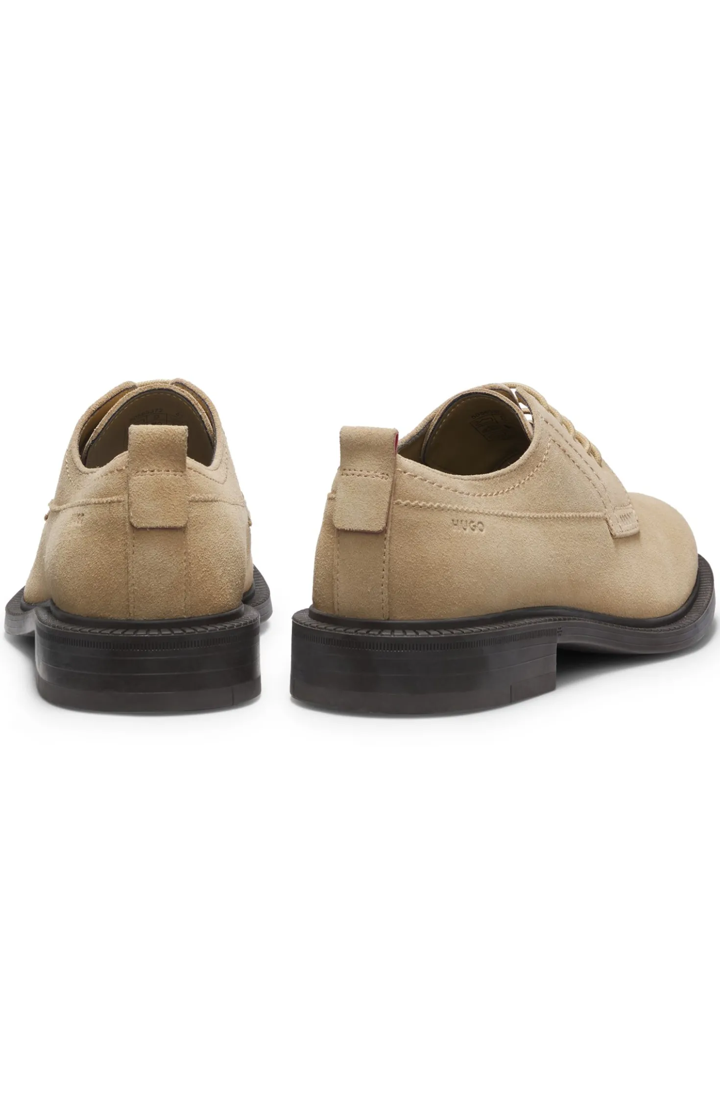 Derby shoes in suede