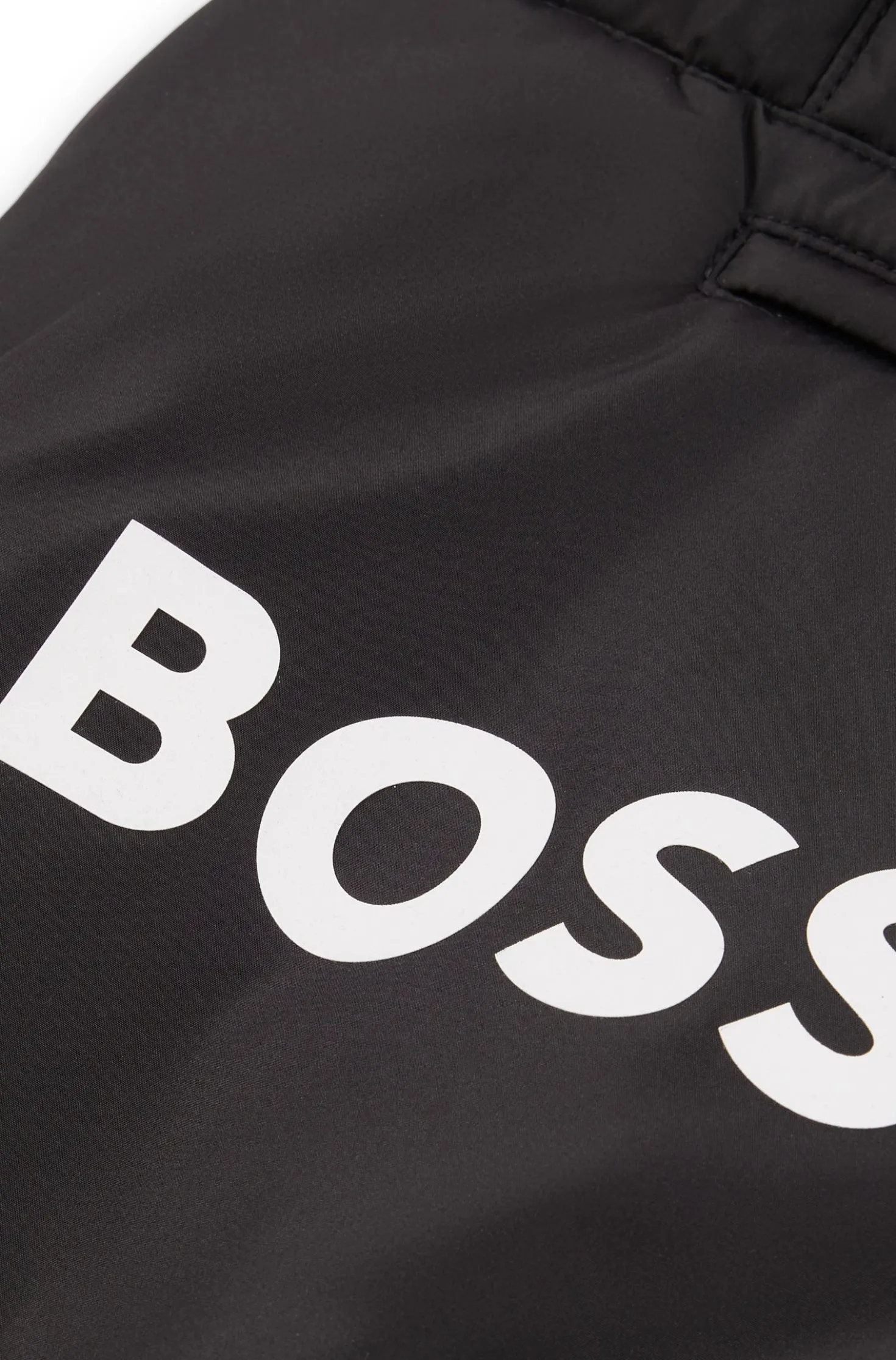 Dog lightweight jacket with logo detailing