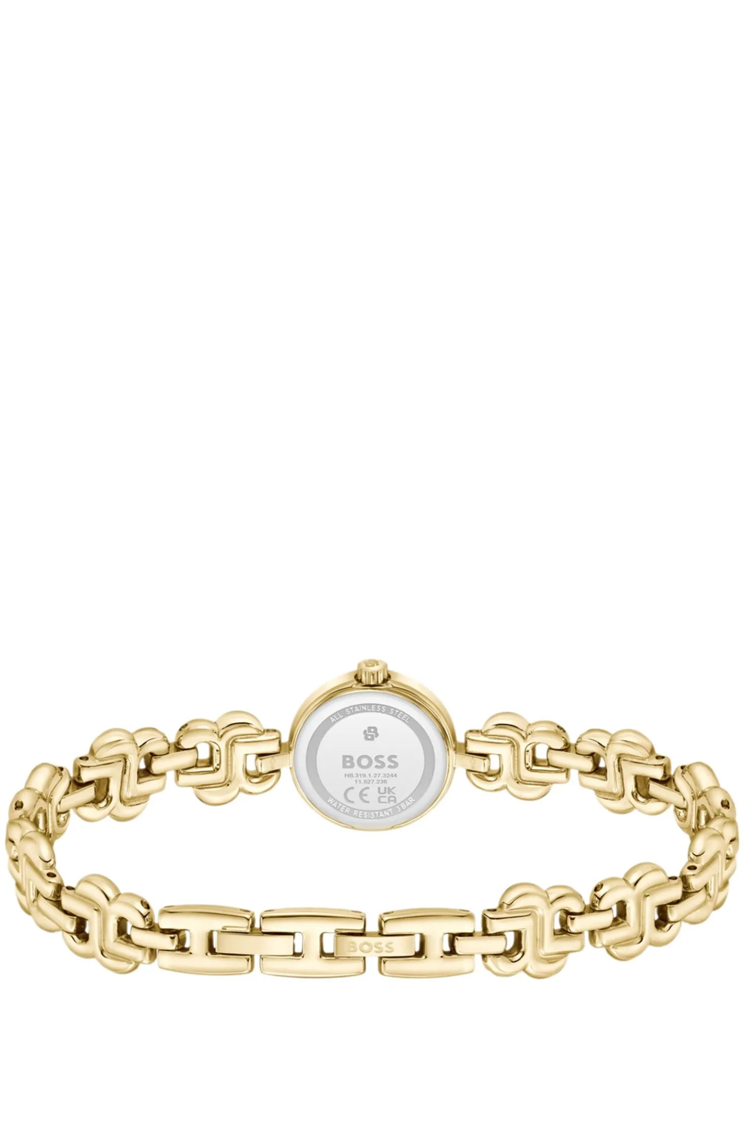 Double B Dressy green-dial watch with monogram bracelet