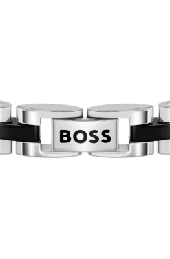 Double-B-monogram cuff with black trims