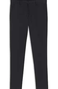 Dressletic slim-fit trousers in washable stretch jersey