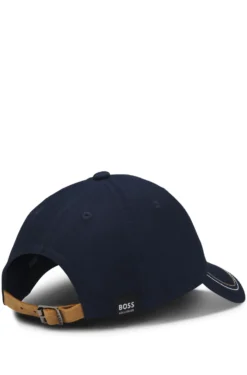 Equestrian cotton cap with Double B monogram