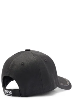 Equestrian five-panel cap with logo details
