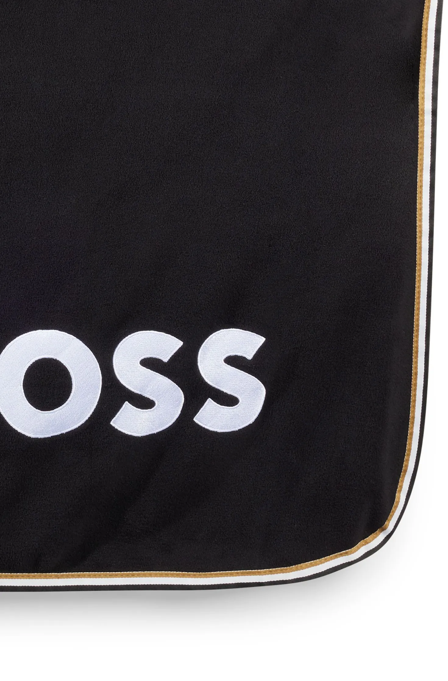 Equestrian fleece fast-drying sweat rug with contrast logo