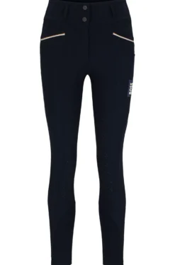 Equestrian full-grip breeches with phone pocket