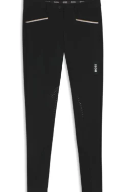 Equestrian full-grip breeches in power-stretch material