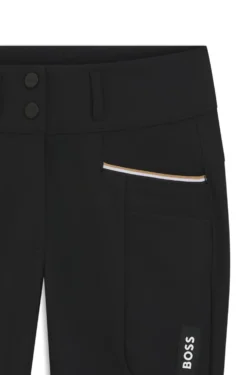 Equestrian high-waisted breeches with knee grip