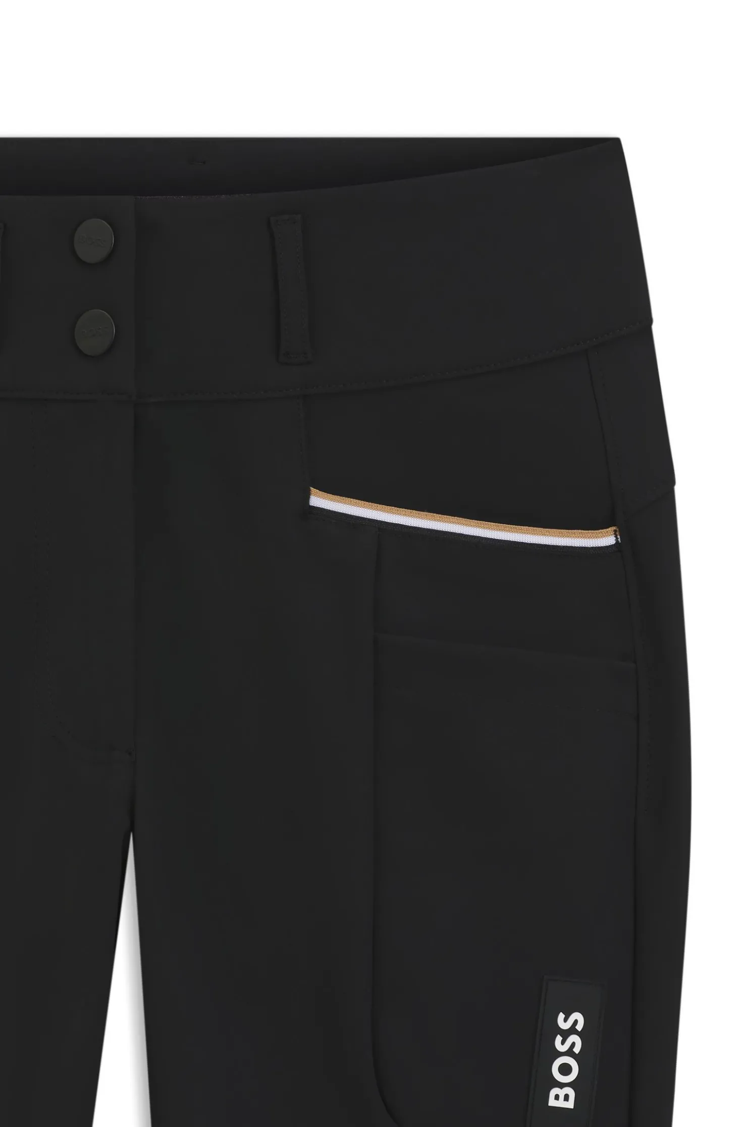 Equestrian high-waisted breeches with knee grip