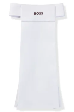 Equestrian one-piece plastron with glitter logo