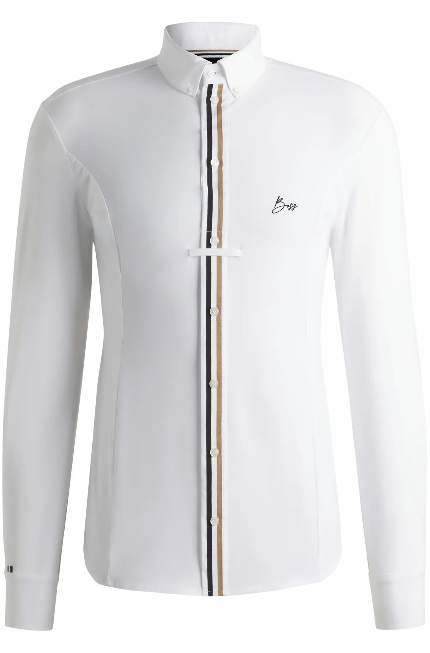 Equestrian show shirt in a cotton blend