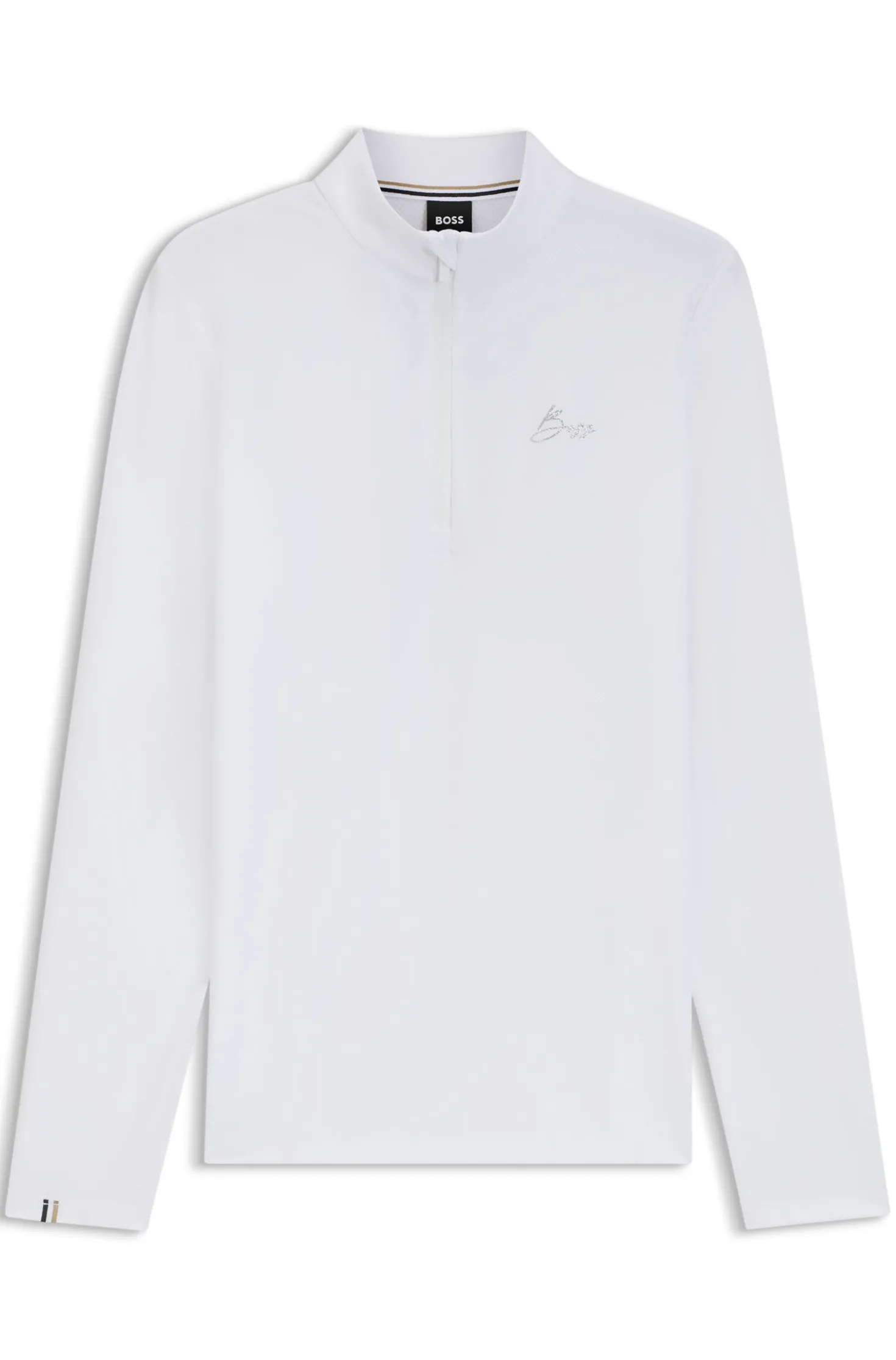 Equestrian show shirt in super-stretch material