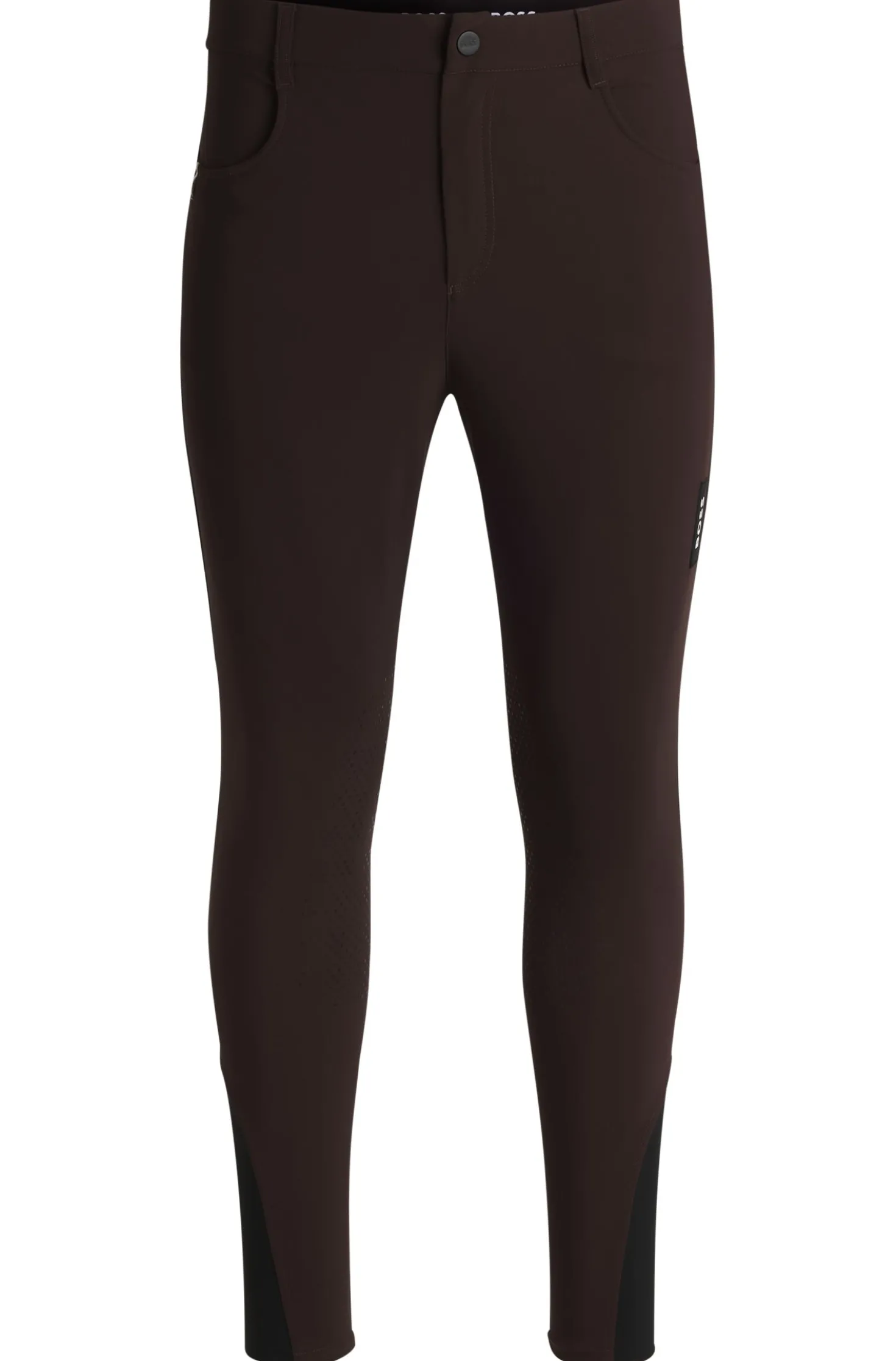 Equestrian slim-fit knee-grip breeches