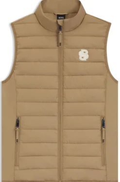 Equestrian waterproof gilet with Double B monogram