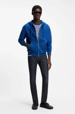 Extra-slim-fit jeans in dark-blue stretch denim