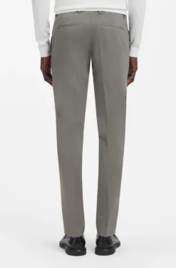 Extra-slim-fit suit in wool-blend poplin
