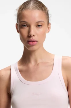 Extra-slim-fit tank top with puff-print logo