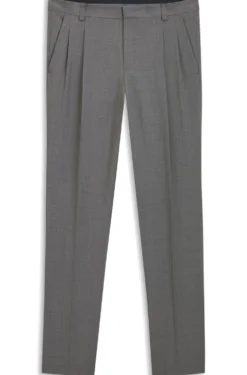 Extra-slim-fit trousers in virgin-wool dobby