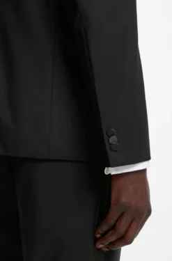 Extra-slim-fit tuxedo jacket in a wool blend