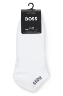 Five-pack of ankle-length socks with logo details