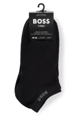 Five-pack of ankle-length socks with logo details