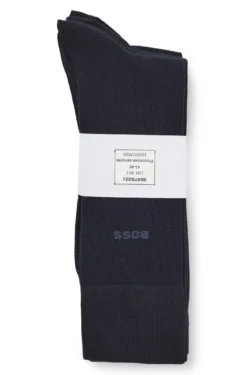 Five-pack of regular-length socks in a cotton blend